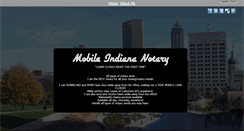Desktop Screenshot of mobilenotaryindiana.com