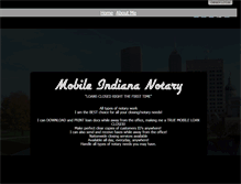 Tablet Screenshot of mobilenotaryindiana.com